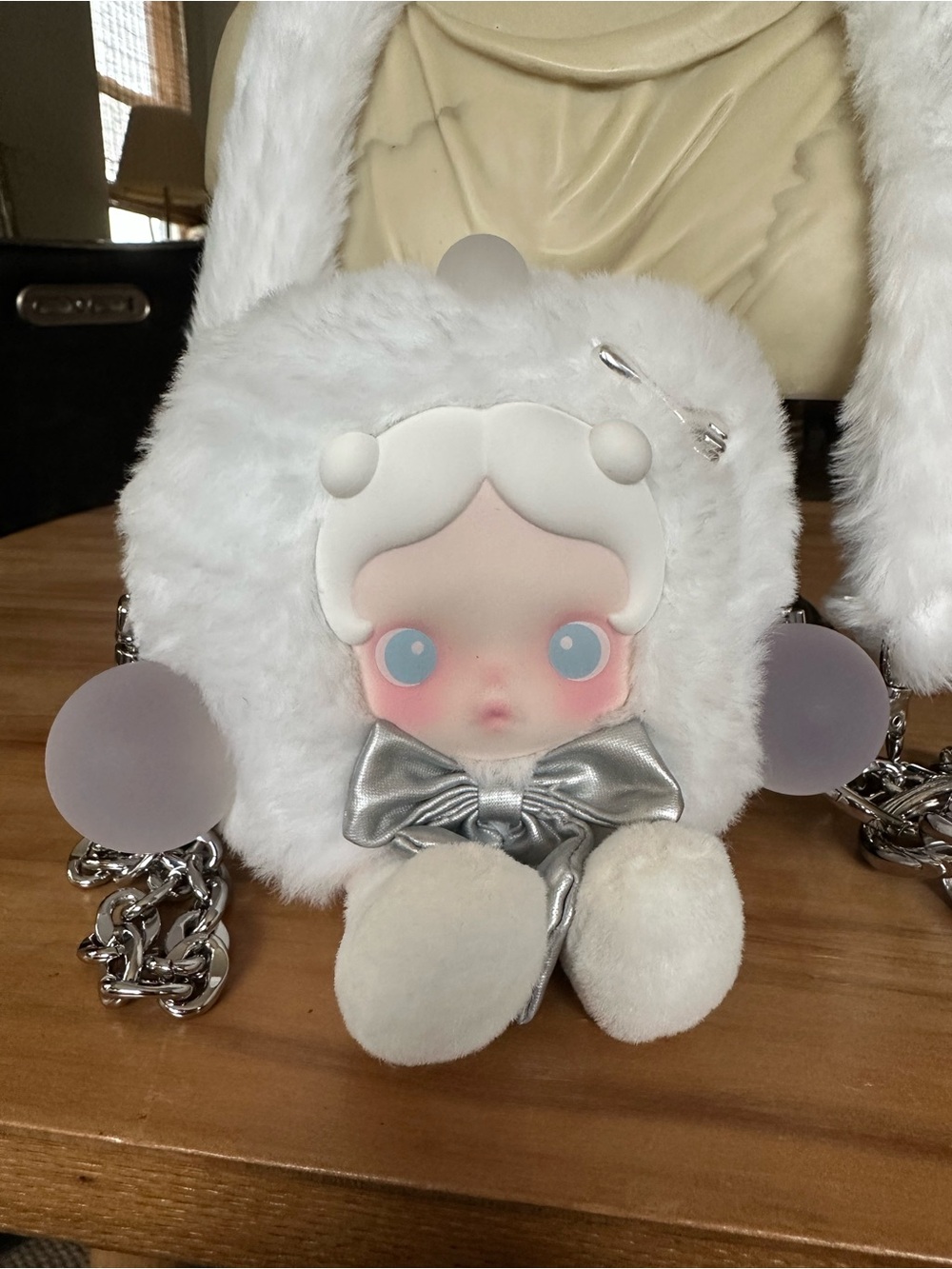 SKULLPANDA The feast begins series mini bag The sugar tongs like new popmart